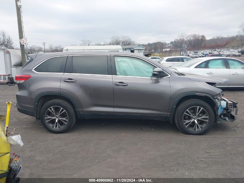 2019 Toyota Highlander Le VIN: 5TDBZRFH2KS960940 Lot: 40900982