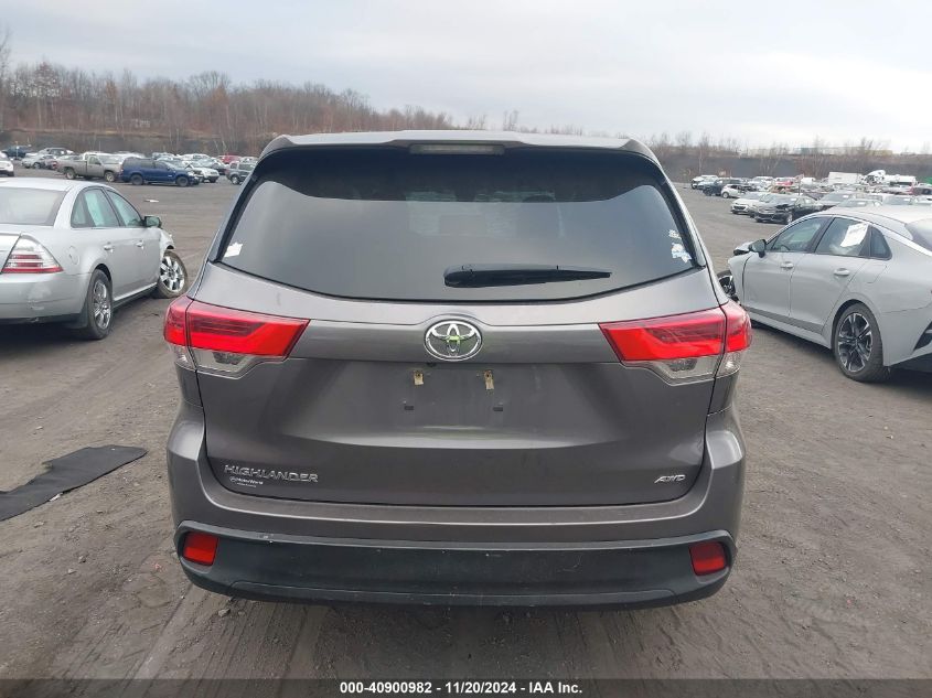 2019 Toyota Highlander Le VIN: 5TDBZRFH2KS960940 Lot: 40900982