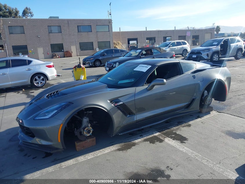 Vin: 1g1yu2d61g5604874, lot: 41390678, chevrolet corvette z06 20162