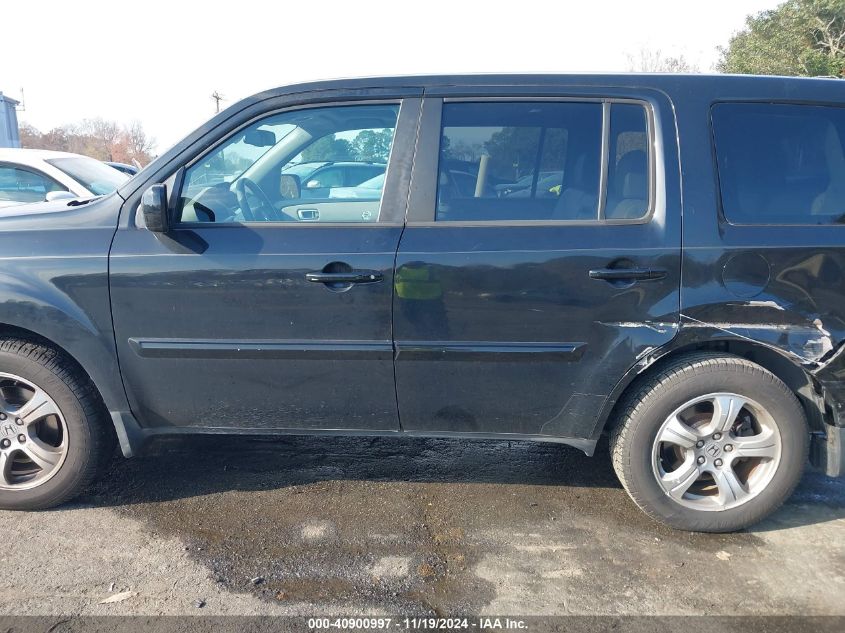 2014 Honda Pilot Ex-L VIN: 5FNYF4H75EB036317 Lot: 40900997