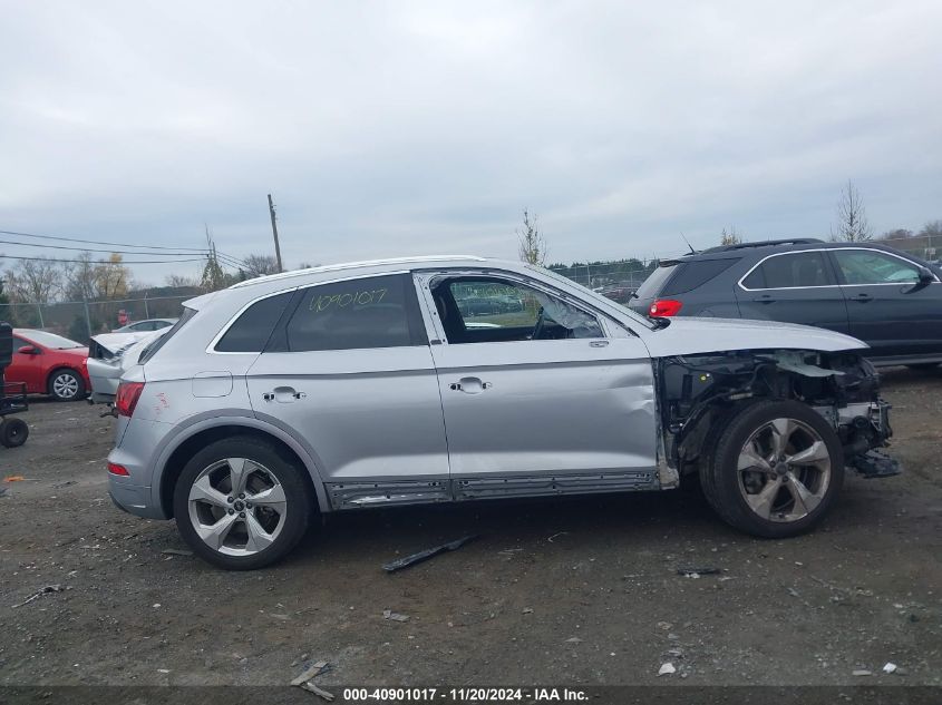 2021 Audi Q5 Premium Plus 45 Tfsi Quattro S Tronic VIN: WA1BAAFY6M2113092 Lot: 40901017