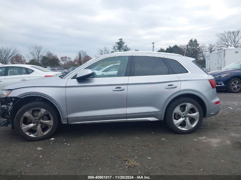 2021 Audi Q5 Premium Plus 45 Tfsi Quattro S Tronic VIN: WA1BAAFY6M2113092 Lot: 40901017