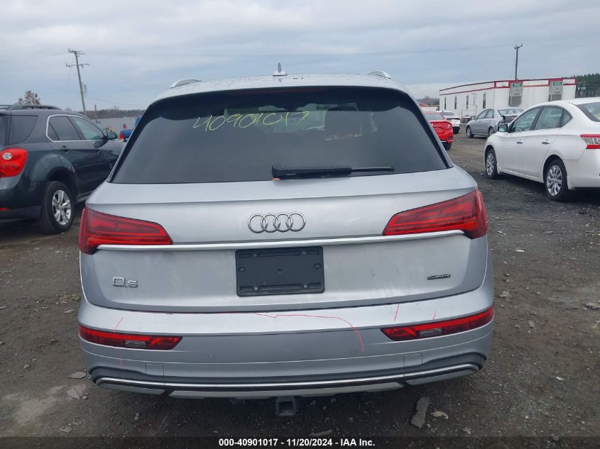 2021 Audi Q5 Premium Plus 45 Tfsi Quattro S Tronic VIN: WA1BAAFY6M2113092 Lot: 40901017