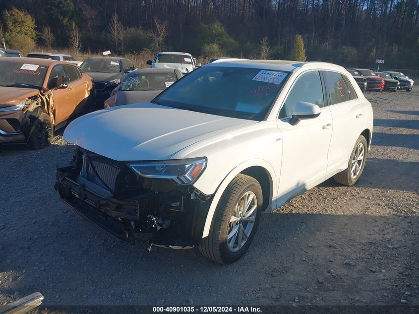 Vin: wa1decf36r1185601, lot: 41390727, audi q3 premium 45 tfsi s line quattro tiptronic 20242