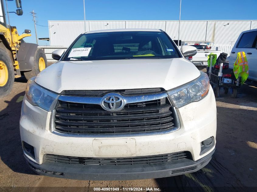 2016 Toyota Highlander Le V6 VIN: 5TDZKRFH9GS177379 Lot: 40901049