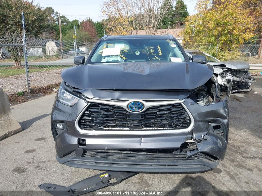 2020 Toyota Highlander Hybrid Xle VIN: 5TDHBRCH3LS513845 Lot: 40901101