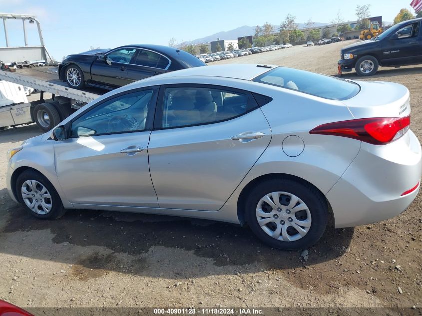 2016 Hyundai Elantra Se VIN: 5NPDH4AEXGH736825 Lot: 40901128