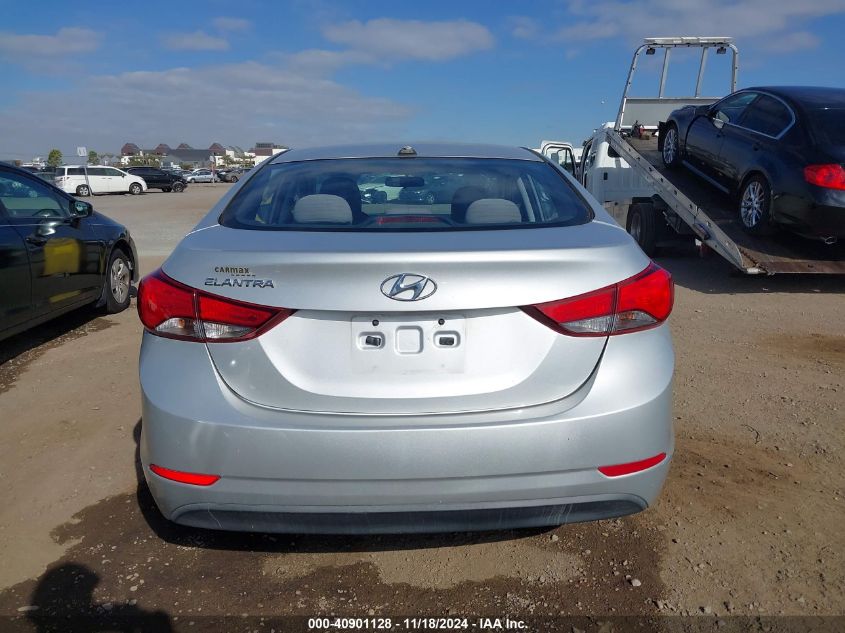 2016 Hyundai Elantra Se VIN: 5NPDH4AEXGH736825 Lot: 40901128