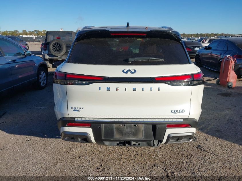 2024 Infiniti Qx60 Autograph Awd VIN: 5N1DL1HU5RC335526 Lot: 40901213