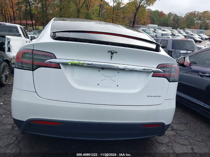 2020 Tesla Model X Long Range Dual Motor All-Wheel Drive/Long Range Plus Dual Motor All-Wheel Drive VIN: 5YJXCDE22LF301401 Lot: 40901222