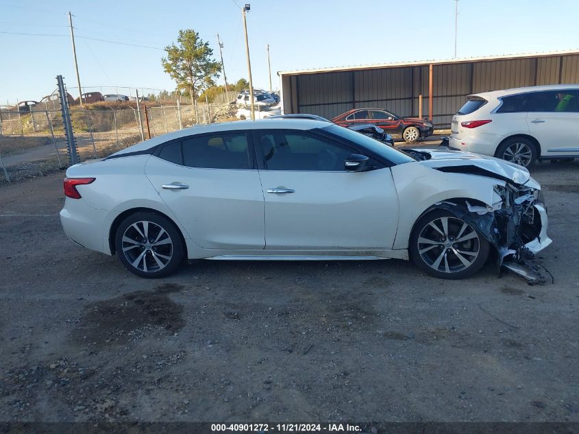 2016 Nissan Maxima 3.5 Sv VIN: 1N4AA6APXGC439656 Lot: 40901272