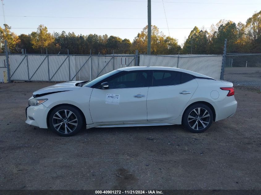 2016 Nissan Maxima 3.5 Sv VIN: 1N4AA6APXGC439656 Lot: 40901272