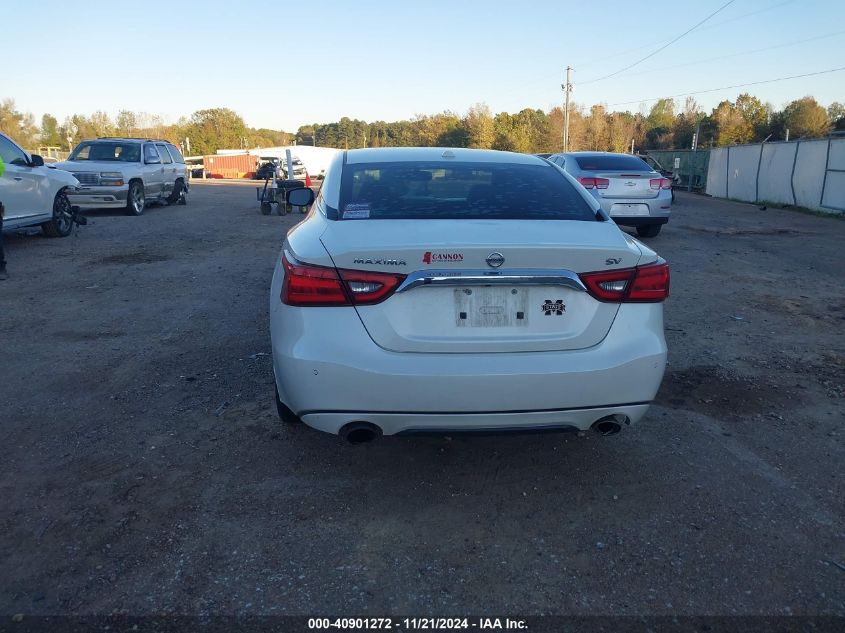 2016 Nissan Maxima 3.5 Sv VIN: 1N4AA6APXGC439656 Lot: 40901272