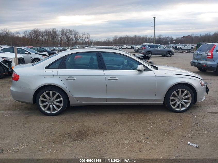 2013 Audi A4 2.0T Premium VIN: WAUFFAFL1DN006086 Lot: 40901369