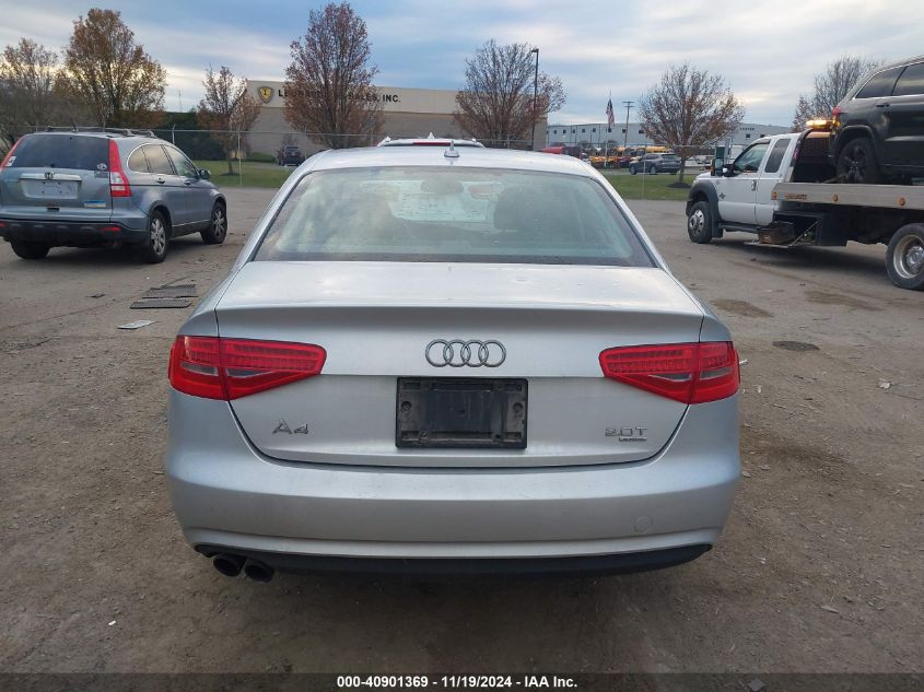 2013 Audi A4 2.0T Premium VIN: WAUFFAFL1DN006086 Lot: 40901369