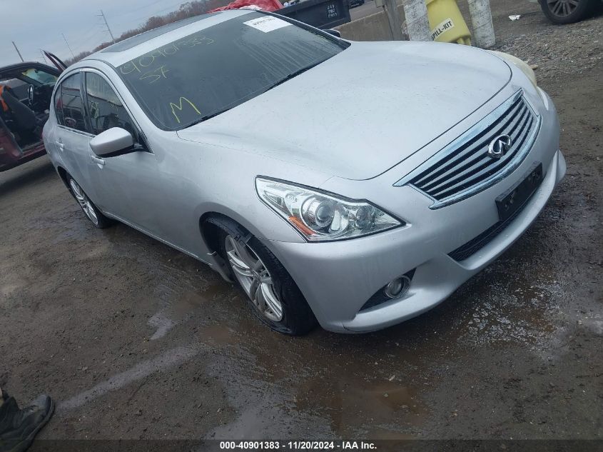 2011 Infiniti G25X VIN: JN1DV6AR8BM450416 Lot: 40901383