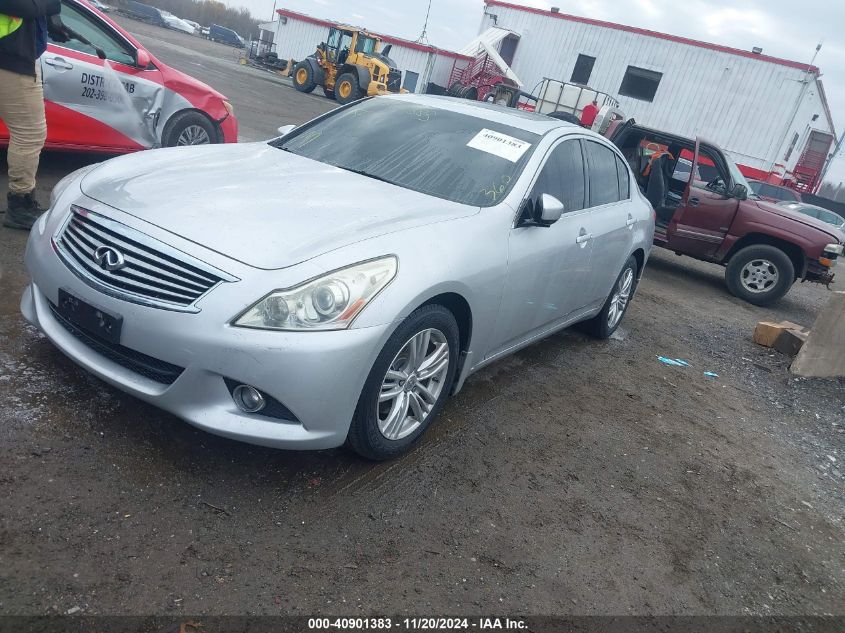 2011 Infiniti G25X VIN: JN1DV6AR8BM450416 Lot: 40901383