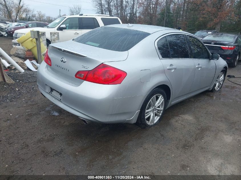 2011 Infiniti G25X VIN: JN1DV6AR8BM450416 Lot: 40901383