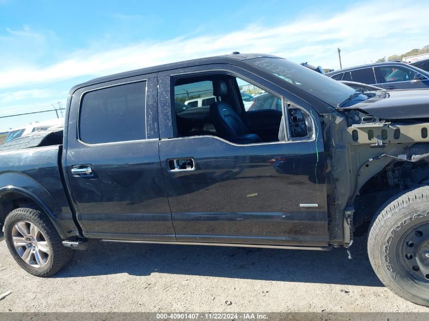 2015 FORD F-150 PLATINUM - 1FTEW1EG5FFA05684