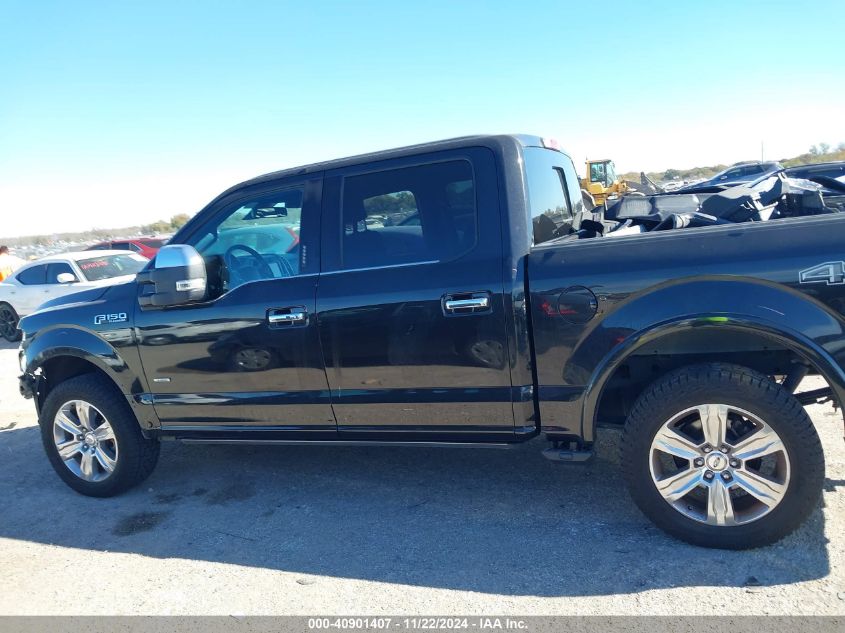 2015 FORD F-150 PLATINUM - 1FTEW1EG5FFA05684