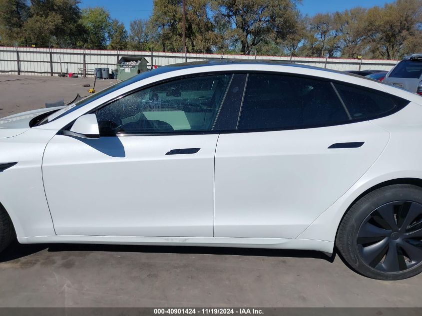 2021 Tesla Model S Long Range Dual Motor All-Wheel Drive VIN: 5YJSA1E50MF455521 Lot: 40901424