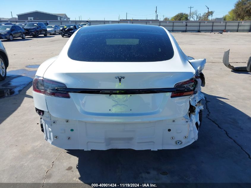 2021 Tesla Model S Long Range Dual Motor All-Wheel Drive VIN: 5YJSA1E50MF455521 Lot: 40901424