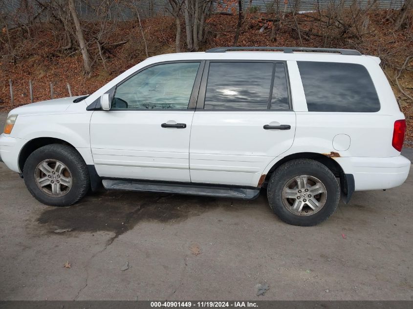 2005 Honda Pilot Ex-L VIN: 2HKYF18705H513395 Lot: 40901449