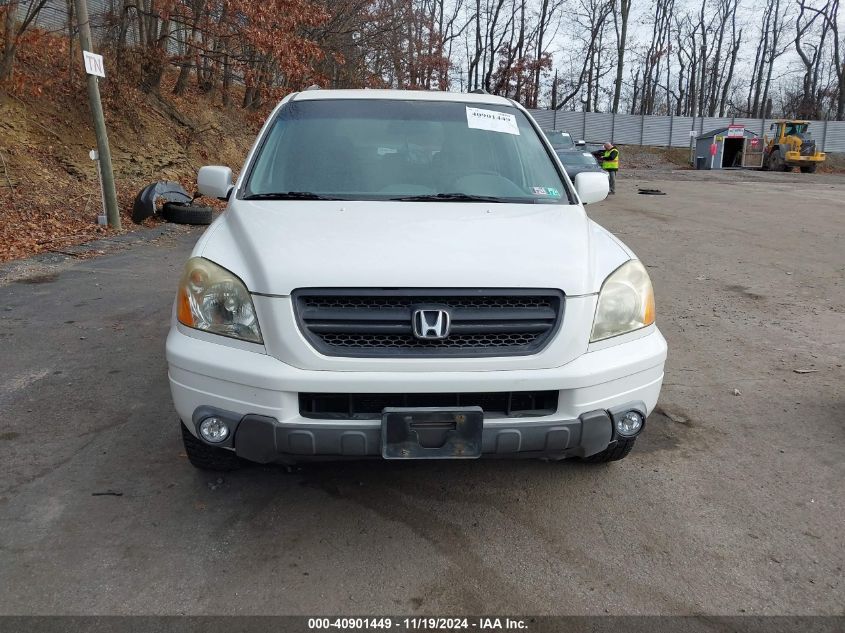 2005 Honda Pilot Ex-L VIN: 2HKYF18705H513395 Lot: 40901449