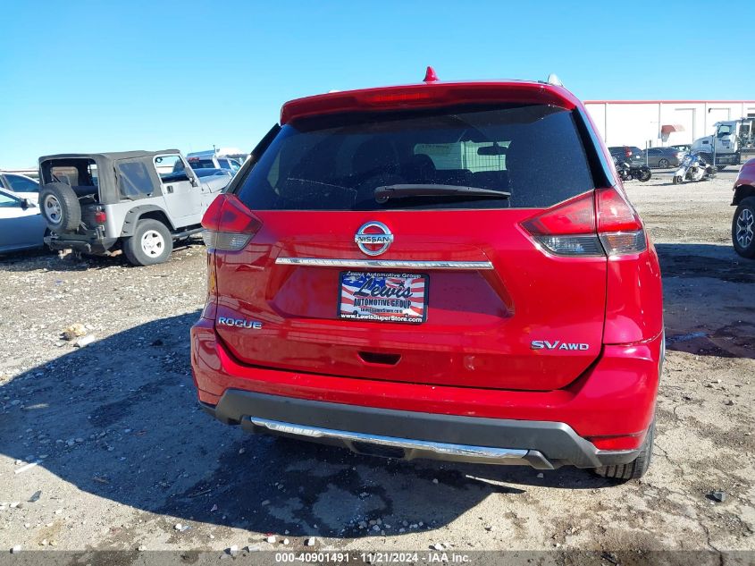 2017 Nissan Rogue S/Sl/Sv VIN: 5N1AT2MV4HC875455 Lot: 40901491