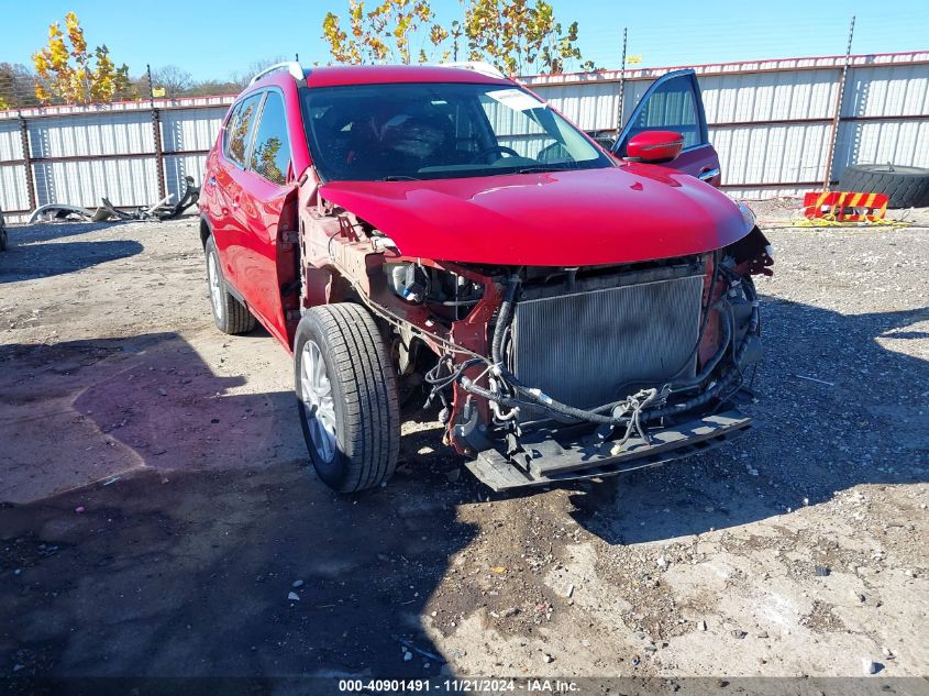 2017 Nissan Rogue S/Sl/Sv VIN: 5N1AT2MV4HC875455 Lot: 40901491