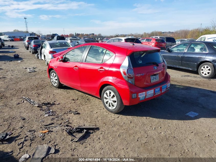 2012 Toyota Prius C Three VIN: JTDKDTB34C1511831 Lot: 40901494