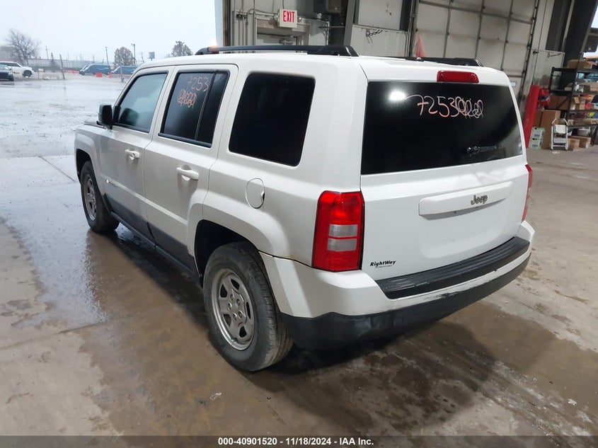 2016 JEEP PATRIOT SPORT - 1C4NJPBAXGD659952