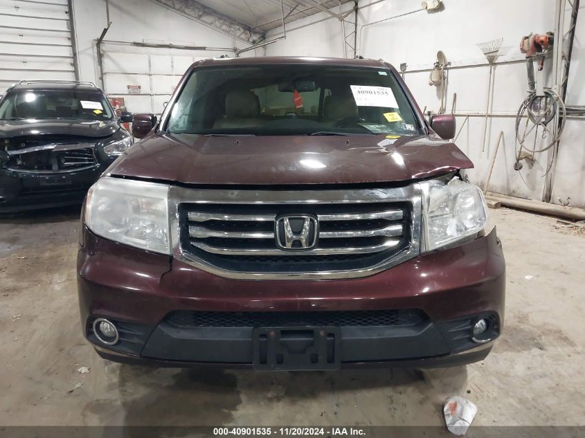 2013 Honda Pilot Ex-L VIN: 5FNYF4H5XDB013693 Lot: 40901535