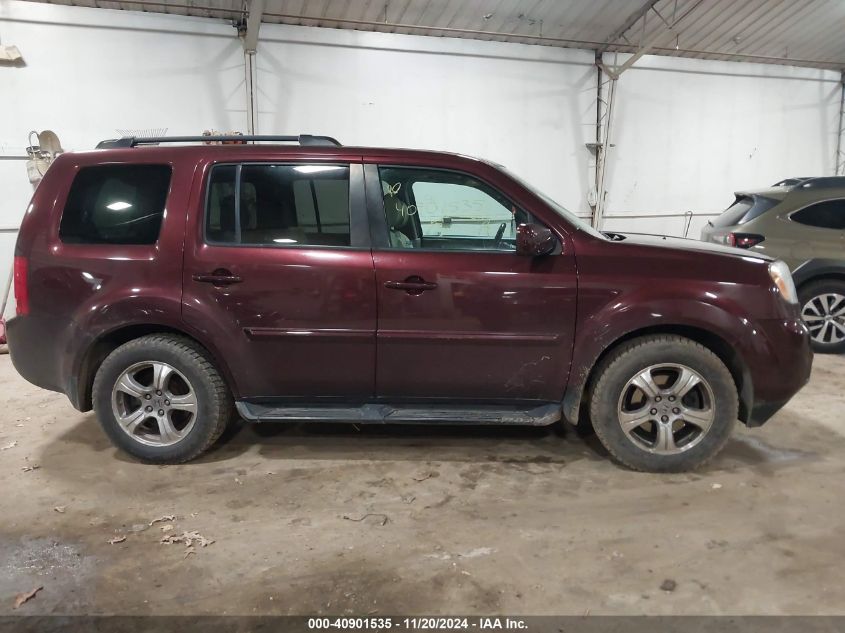 2013 Honda Pilot Ex-L VIN: 5FNYF4H5XDB013693 Lot: 40901535