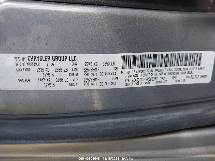 VIN 2C4RDGBG2GR342581 2016 DODGE GRAND CARAVAN no.9