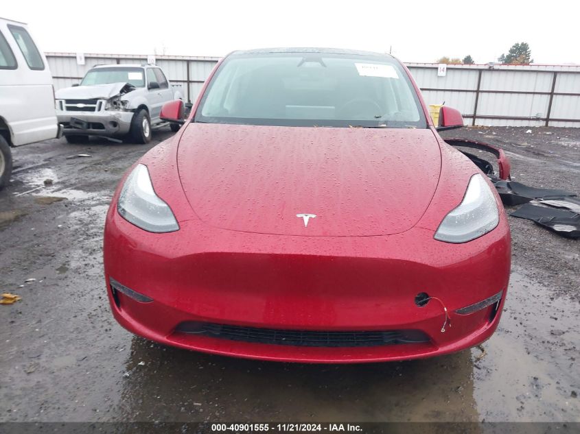 2024 Tesla Model Y Long Range Dual Motor All-Wheel Drive VIN: 7SAYGAEE9RF164972 Lot: 40901555