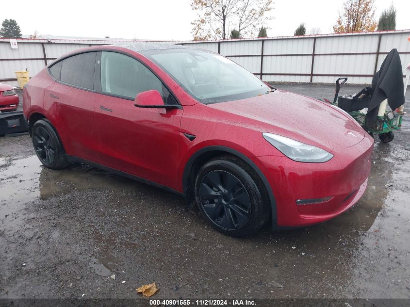 2024 Tesla Model Y Long Range Dual Motor All-Wheel Drive VIN: 7SAYGAEE9RF164972 Lot: 40901555