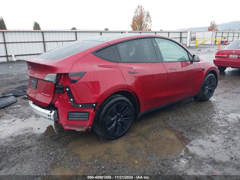 2024 Tesla Model Y Long Range Dual Motor All-Wheel Drive VIN: 7SAYGAEE9RF164972 Lot: 40901555