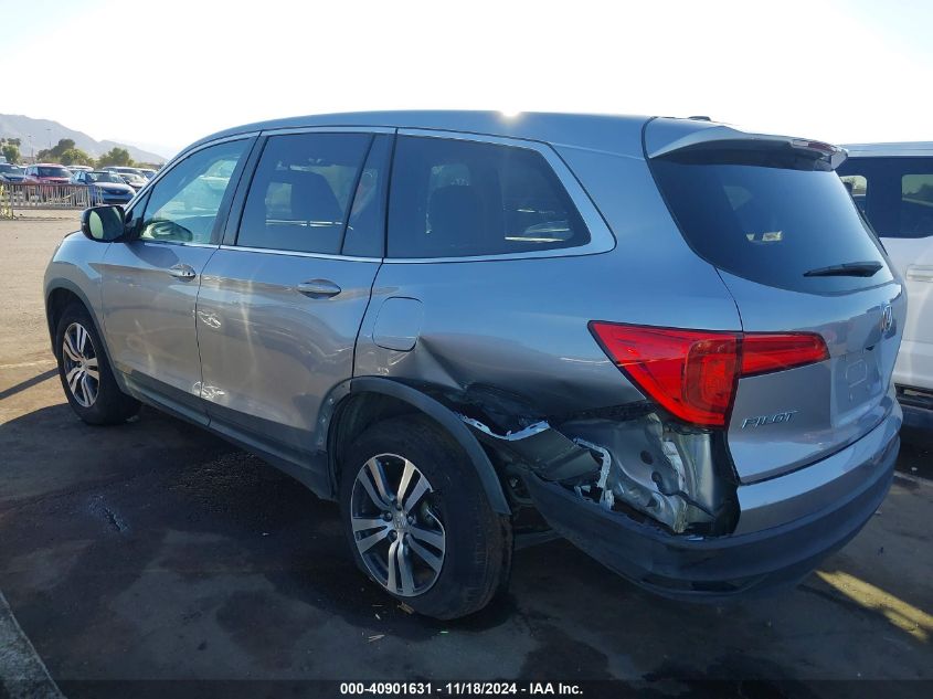 2017 Honda Pilot Ex-L VIN: 5FNYF5H80HB009741 Lot: 40901631