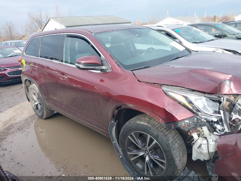 2017 Toyota Highlander Le Plus VIN: 5TDZZRFH8HS225306 Lot: 40901639