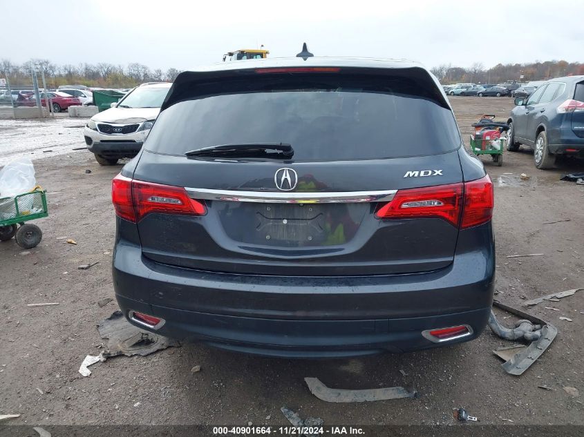 2016 Acura Mdx Acurawatch Plus Package VIN: 5FRYD3H29GB017730 Lot: 40901664