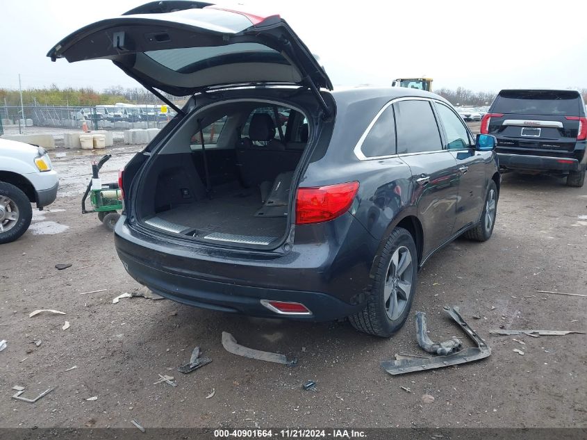 VIN 5FRYD3H29GB017730 2016 ACURA MDX no.4