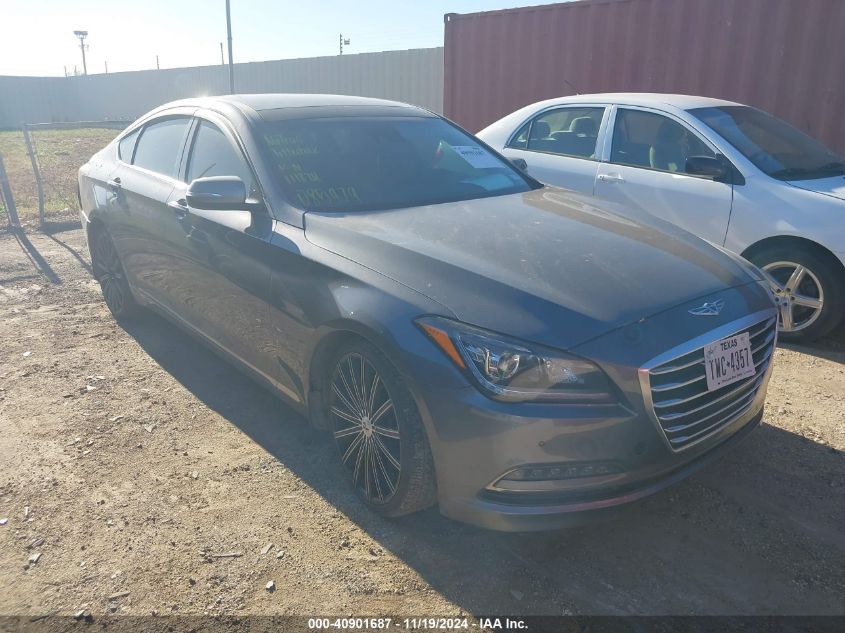 2015 Hyundai Genesis 5.0 VIN: KMHGN4JF4FU085979 Lot: 40901687