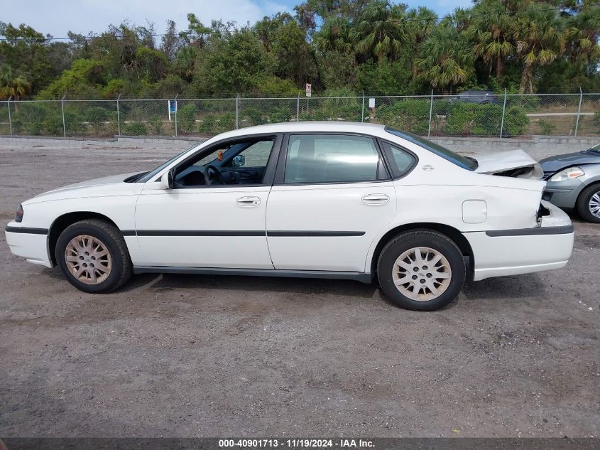 2002 Chevrolet Impala VIN: 2G1WF52E829113162 Lot: 40901713