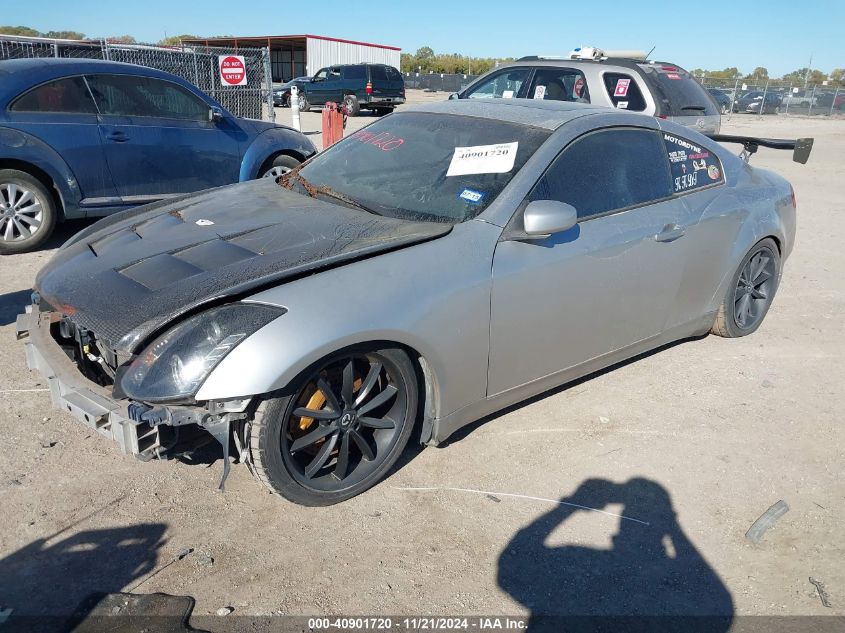 2003 Infiniti G35 Base W/6 Speed Manual VIN: JNKCV54E53M224877 Lot: 40901720