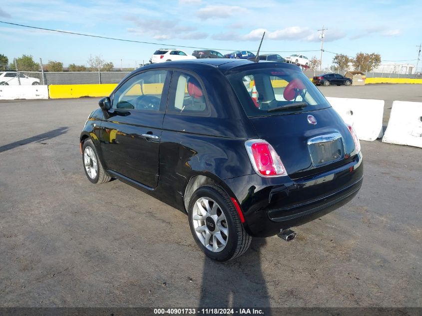 2017 Fiat 500 Pop VIN: 3C3CFFKR2HT700115 Lot: 40901733