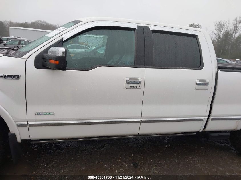 2013 Ford F-150 Platinum VIN: 1FTFW1ET6DFB13763 Lot: 40901736