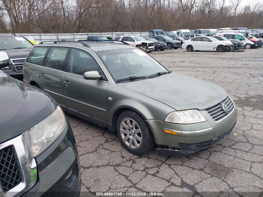 2003 Volkswagen Passat Gls VIN: WVWVD63B33E465678 Lot: 40901745