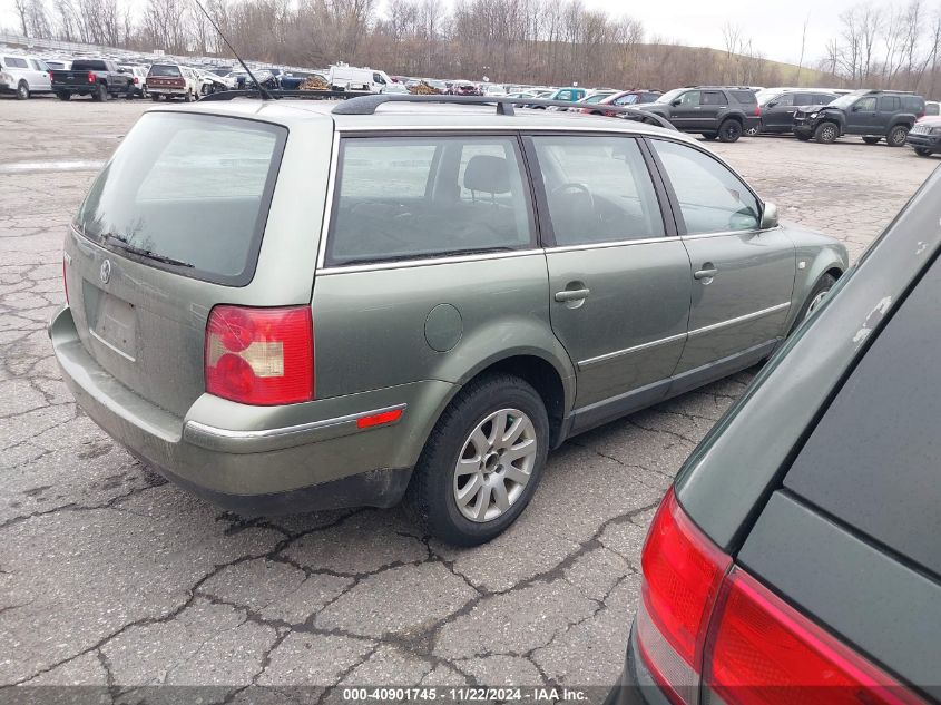 2003 Volkswagen Passat Gls VIN: WVWVD63B33E465678 Lot: 40901745