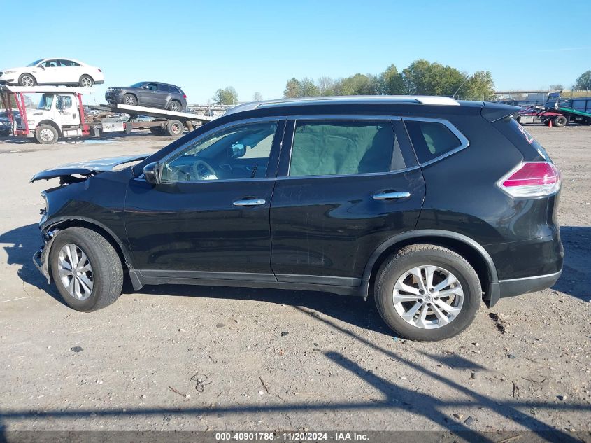 2016 Nissan Rogue Sv VIN: KNMAT2MT3GP721989 Lot: 40901785